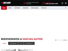 Tablet Screenshot of maciasautos.cl